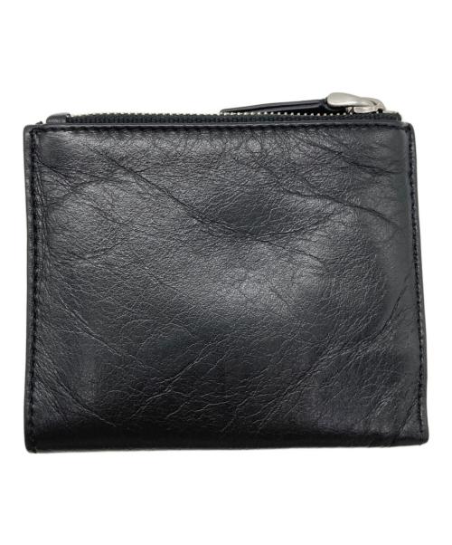 ami（アミ）ami (アミ) フォールドウォレット ブラックの古着・服飾アイテム