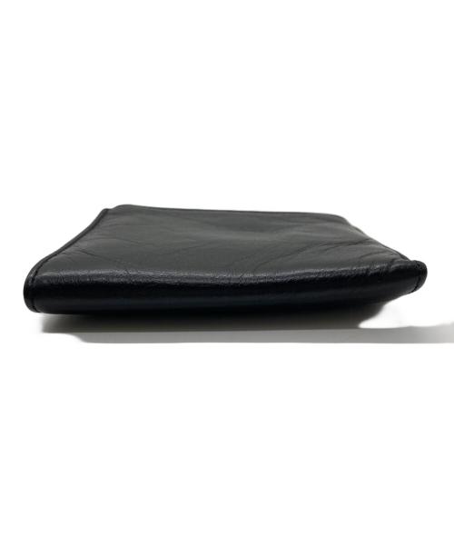 ami（アミ）ami (アミ) フォールドウォレット ブラックの古着・服飾アイテム