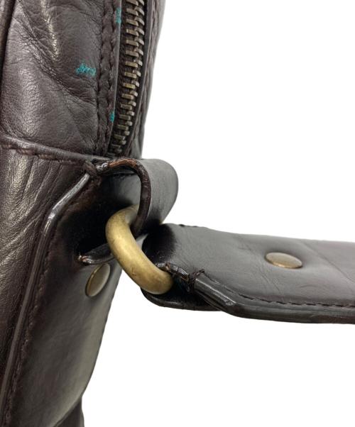 BALLY（バリー）BALLY (バリー) レザーショルダーバッグ ブラウンの古着・服飾アイテム