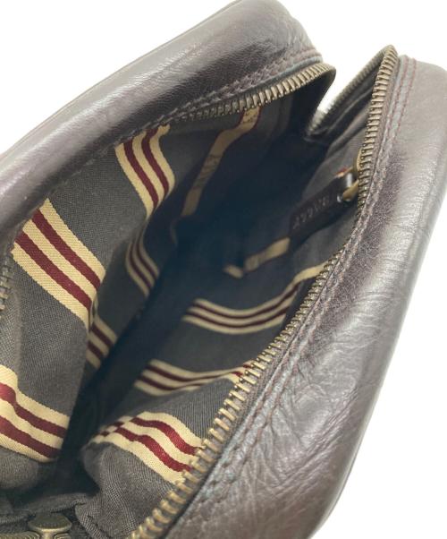 BALLY（バリー）BALLY (バリー) レザーショルダーバッグ ブラウンの古着・服飾アイテム