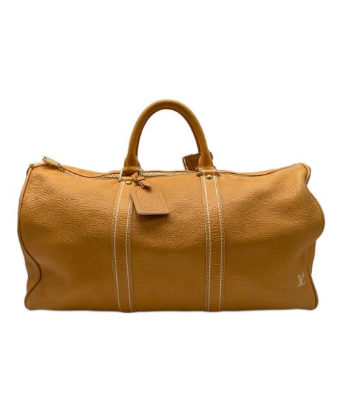 LOUIS VUITTON（ルイ ヴィトン）LOUIS VUITTON (ルイ ヴィトン) キーポル50 トラベルバッグ イエローの古着・服飾アイテム