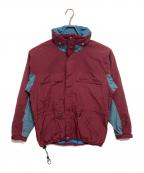 mont-bellモンベル）の古着「マウンテンパーカー」｜ボルドー×ブルー