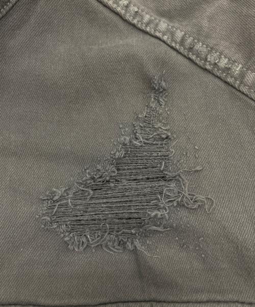 TRUE RELIGION（トゥルー レリジョン）TRUE RELIGION (トゥルー レリジョン) ダメージ加工ミリタリージャケット グレー サイズ:Ｍの古着・服飾アイテム