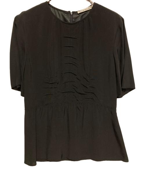 Acne studios（アクネ ストゥディオス）Acne studios (アクネ ストゥディオス) ペプラムブラウス ブラック サイズ:34の古着・服飾アイテム