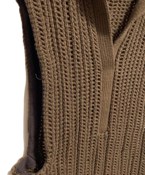 STUNNING LURE（スタニングルアー）STUNNING LURE (スタニングルアー) ニットベスト オリーブ サイズ:Sの古着・服飾アイテム