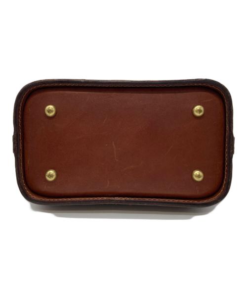 Herz（ヘルツ）Herz (ヘルツ) ハンドバッグ ブラウンの古着・服飾アイテム