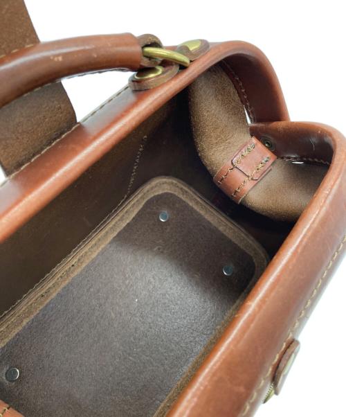 Herz（ヘルツ）Herz (ヘルツ) ハンドバッグ ブラウンの古着・服飾アイテム