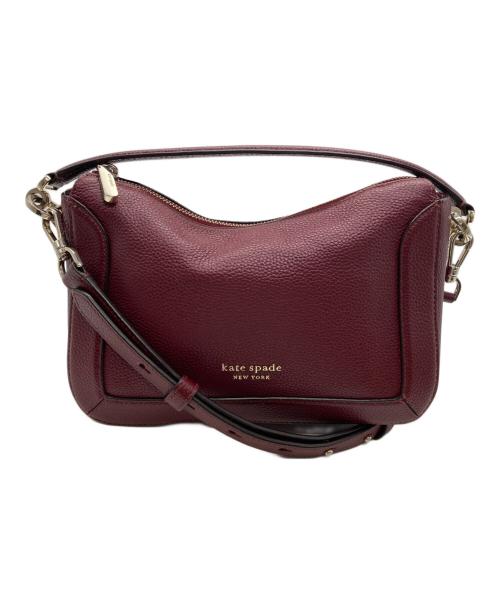 Kate Spade（ケイトスペード）Kate Spade (ケイトスペード) 2WAYバッグ レッドの古着・服飾アイテム