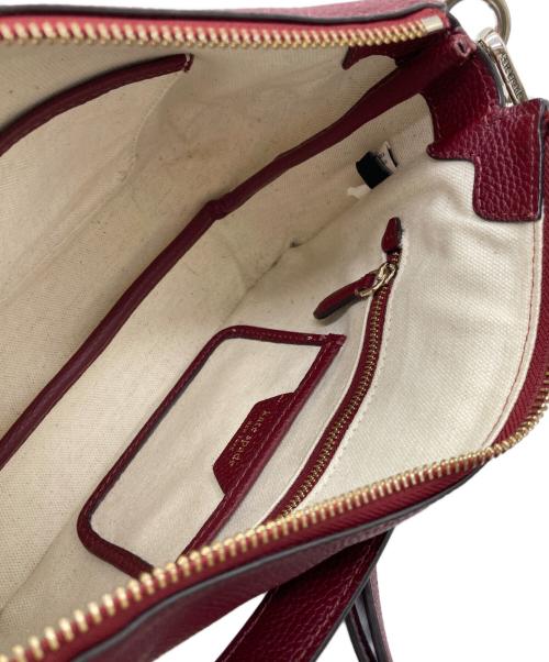 Kate Spade（ケイトスペード）Kate Spade (ケイトスペード) 2WAYバッグ レッドの古着・服飾アイテム