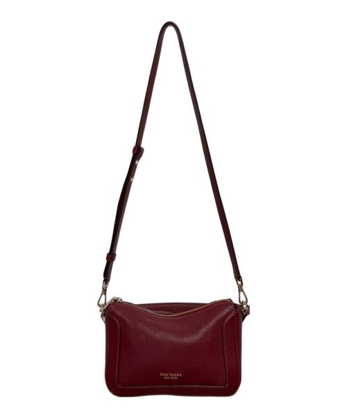 Kate Spade（ケイトスペード）Kate Spade (ケイトスペード) 2WAYバッグ レッドの古着・服飾アイテム