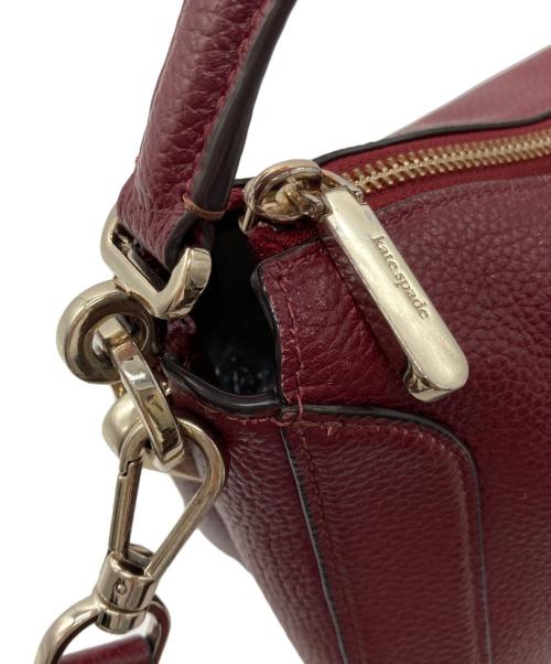 Kate Spade（ケイトスペード）Kate Spade (ケイトスペード) 2WAYバッグ レッドの古着・服飾アイテム