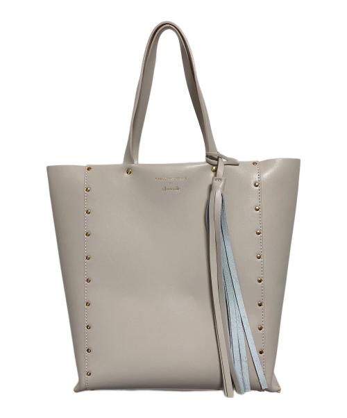 CHRISTIAN VILLA（クリスチャンヴィラ）CHRISTIAN VILLA (クリスチャンヴィラ) トートバッグ ベージュの古着・服飾アイテム
