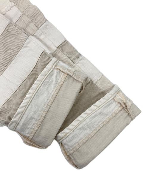 KAPITAL（キャピタル）KAPITAL (キャピタル) 切替プリズナーパンツ ホワイト サイズ:32の古着・服飾アイテム