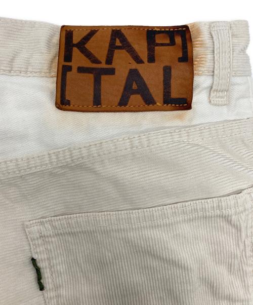 KAPITAL（キャピタル）KAPITAL (キャピタル) 切替プリズナーパンツ ホワイト サイズ:32の古着・服飾アイテム