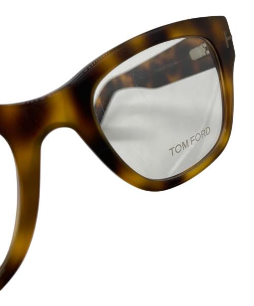TOM FORD（トムフォード）TOM FORD (トムフォード) 伊達眼鏡 ブラウン サイズ:51□20 145の古着・服飾アイテム