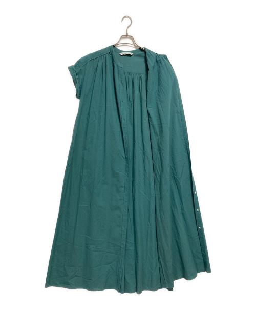 FRAMeWORK（フレームワーク）FRAMeWORK (フレームワーク) ローンギャザーワンピース2 グリーン サイズ:-の古着・服飾アイテム