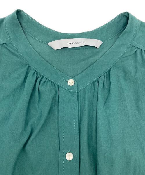FRAMeWORK（フレームワーク）FRAMeWORK (フレームワーク) ローンギャザーワンピース2 グリーン サイズ:-の古着・服飾アイテム