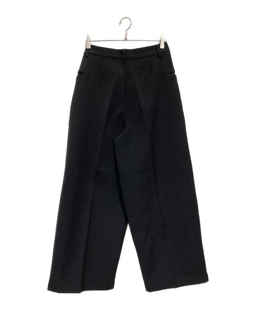 masonprince（メゾンプリンス）masonprince (メゾンプリンス) タックワイドパンツ ブラック サイズ:1の古着・服飾アイテム