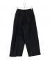 masonprince (メゾンプリンス) タックワイドパンツ ブラック サイズ:1：6000円