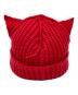 CHARLES JEFFREY LOVERBOY (チャールズ ジェフリー ラバーボーイ) CHUNKY EARS BEANIE レッド：13000円