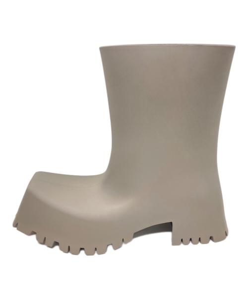 BALENCIAGA（バレンシアガ）BALENCIAGA (バレンシアガ) TROOPER RUBBER BOOT グレー サイズ:28.5㎝の古着・服飾アイテム