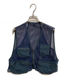 BEAMS BOY（ビームスボーイ）の古着「メッシュフィッシングベスト」｜ネイビー