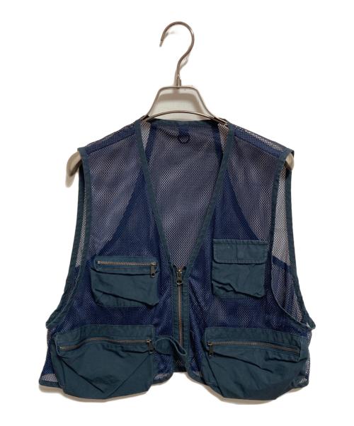 BEAMS BOY（ビームスボーイ）BEAMS BOY (ビームスボーイ) メッシュフィッシングベスト ネイビー サイズ:FREEの古着・服飾アイテム