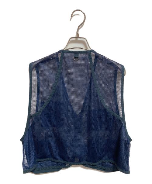 BEAMS BOY（ビームスボーイ）BEAMS BOY (ビームスボーイ) メッシュフィッシングベスト ネイビー サイズ:FREEの古着・服飾アイテム