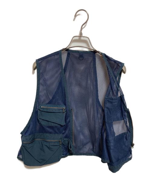 BEAMS BOY（ビームスボーイ）BEAMS BOY (ビームスボーイ) メッシュフィッシングベスト ネイビー サイズ:FREEの古着・服飾アイテム