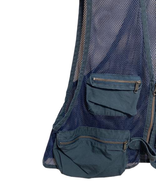 BEAMS BOY（ビームスボーイ）BEAMS BOY (ビームスボーイ) メッシュフィッシングベスト ネイビー サイズ:FREEの古着・服飾アイテム