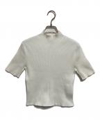 CFCLシーエフシーエル）の古着「PORTRAIT MOCKNECK SHORT SLEEVE TOP」｜ホワイト