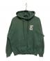 WIND AND SEA（ウィンダンシー）の古着「EMBROIDERY LOGO SWEAT HOODIE」｜グリーン