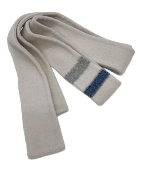 GALERIE VIE（ギャルリーヴィー）GALERIE VIE (ギャルリーヴィー) ウールダブルフェイス フーデットコート ホワイト サイズ:36の古着・服飾アイテム