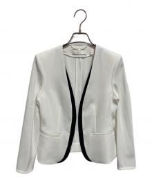 DECADE（ディケイド）の古着「CINDY / ダブルカラージャケット」｜ホワイト