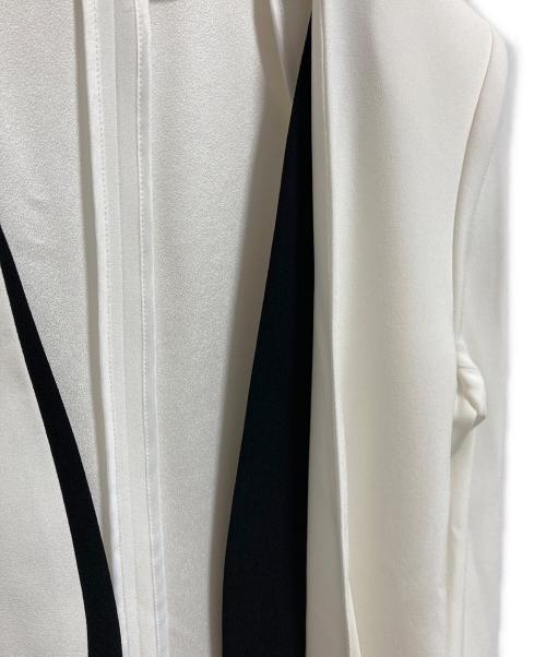 DECADE（ディケイド）DECADE (ディケイド) CINDY / ダブルカラージャケット ホワイト サイズ:30の古着・服飾アイテム