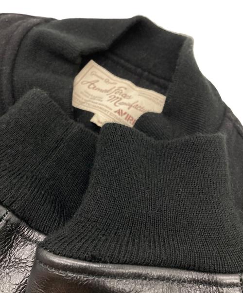 AVIREX（アヴィレックス）AVIREX (アヴィレックス) スタジャン ブラック サイズ:Mの古着・服飾アイテム