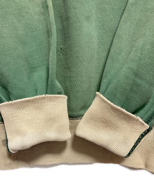 SAINT MICHAEL（セントマイケル）SAINT MICHAEL (セントマイケル) SWEAT SHIRT FELT グリーン サイズ:XLの古着・服飾アイテム