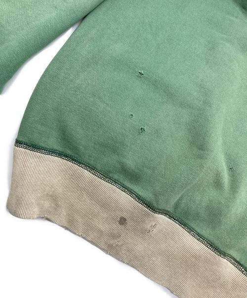 SAINT MICHAEL（セントマイケル）SAINT MICHAEL (セントマイケル) SWEAT SHIRT FELT グリーン サイズ:XLの古着・服飾アイテム