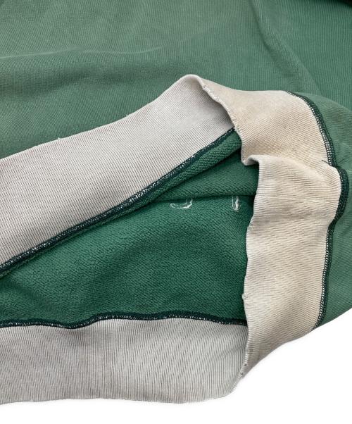 SAINT MICHAEL（セントマイケル）SAINT MICHAEL (セントマイケル) SWEAT SHIRT FELT グリーン サイズ:XLの古着・服飾アイテム