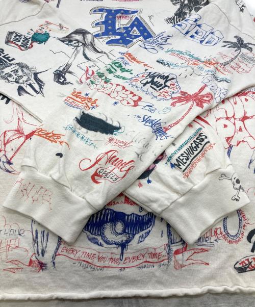 SAINT MICHAEL（セントマイケル）SAINT MICHAEL (セントマイケル) BORN X RAISED (ボーン レイズド) BR LS TEE/LA ホワイト サイズ:SIZE OSの古着・服飾アイテム