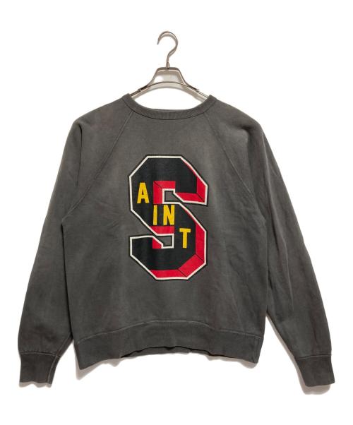 SAINT MICHAEL（セントマイケル）SAINT MICHAEL (セントマイケル) Denim Tears (デニムティアーズ) DT-CREW SWT グレー サイズ:XLの古着・服飾アイテム