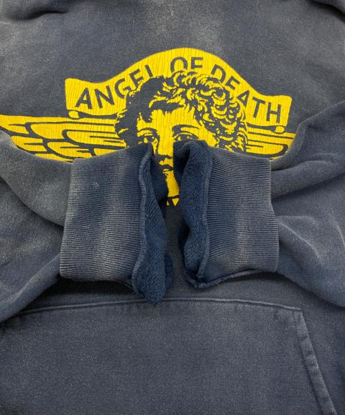 SAINT MICHAEL（セントマイケル）SAINT MICHAEL (セントマイケル) HOODIE ANGEL NAVY ネイビー サイズ:Lの古着・服飾アイテム