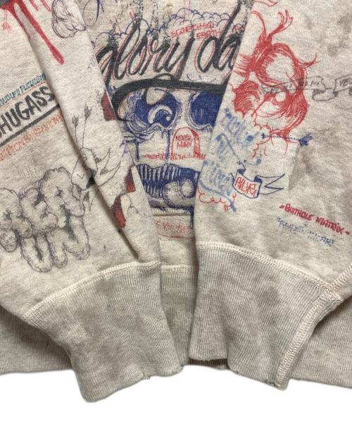 SAINT MICHAEL（セントマイケル）SAINT MICHAEL (セントマイケル) BORN X RAISED (ボーン レイズド) BR HOODIE/LA グレー サイズ:Lの古着・服飾アイテム