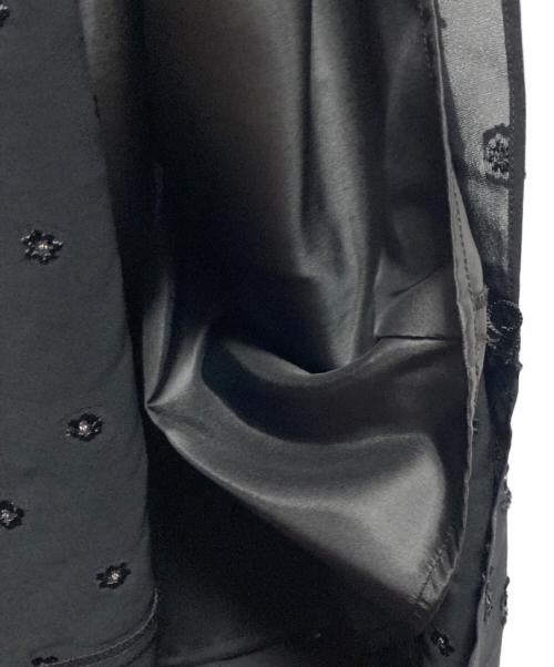 NOLLEY'S sophi（ノーリーズソフィー）NOLLEY'S sophi (ノーリーズソフィー) ドットラメジャガードキャミワンピース ブラック サイズ:38の古着・服飾アイテム