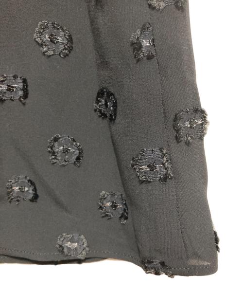 NOLLEY'S sophi（ノーリーズソフィー）NOLLEY'S sophi (ノーリーズソフィー) ドットラメジャガードキャミワンピース ブラック サイズ:38の古着・服飾アイテム