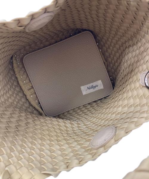 NOLLEY'S（ノーリーズ）NOLLEY'S (ノーリース) メッシュトートバッグS ベージュの古着・服飾アイテム