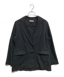 JOURNAL STANDARD relume（ジャーナルスタンダード レリューム）の古着「コットンリネンシングルジャケット」｜ブラック
