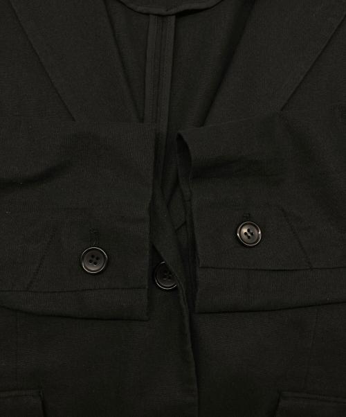 JOURNAL STANDARD relume（ジャーナルスタンダード レリューム）JOURNAL STANDARD relume (ジャーナルスタンダード レリューム) コットンリネンシングルジャケット ブラック サイズ:38の古着・服飾アイテム