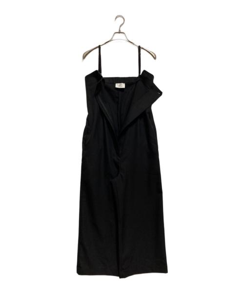 1er Arrondissement（プルミエ アロンディスモン）1er Arrondissement (プルミエ アロンディスモン) TWドスキンベアコンビネゾン ブラック サイズ:38の古着・服飾アイテム