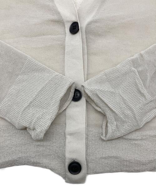 VERMEIL par iena（ヴェルメイユ パー イエナ）VERMEIL par iena (ヴェルメイユ パー イエナ) シアークロップドニットカーディガン ベージュ サイズ:なし(下記参照)の古着・服飾アイテム